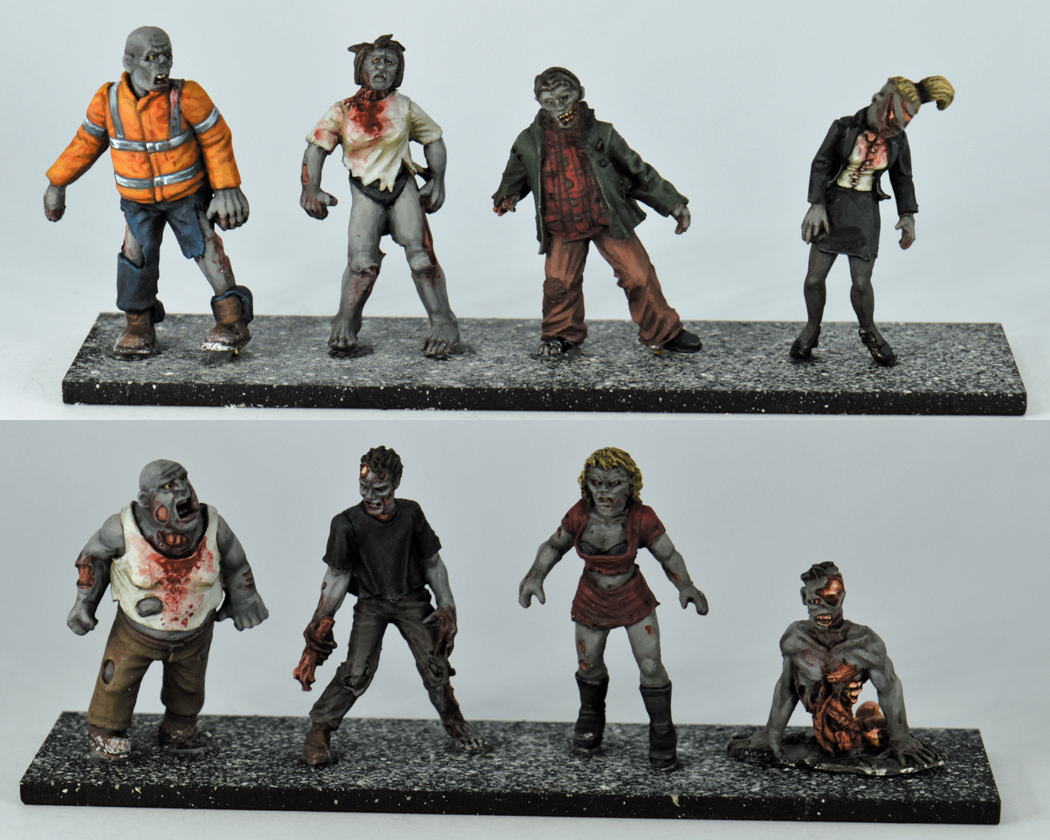6 xminiatures Zombie-ZC002 Studio Miniatures-Tiny Terrori Notturni 